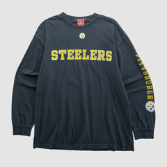 Pittsburgh Steelers NFL 2000s Long Sleeve T-shirt Black Vintage - Fanatics