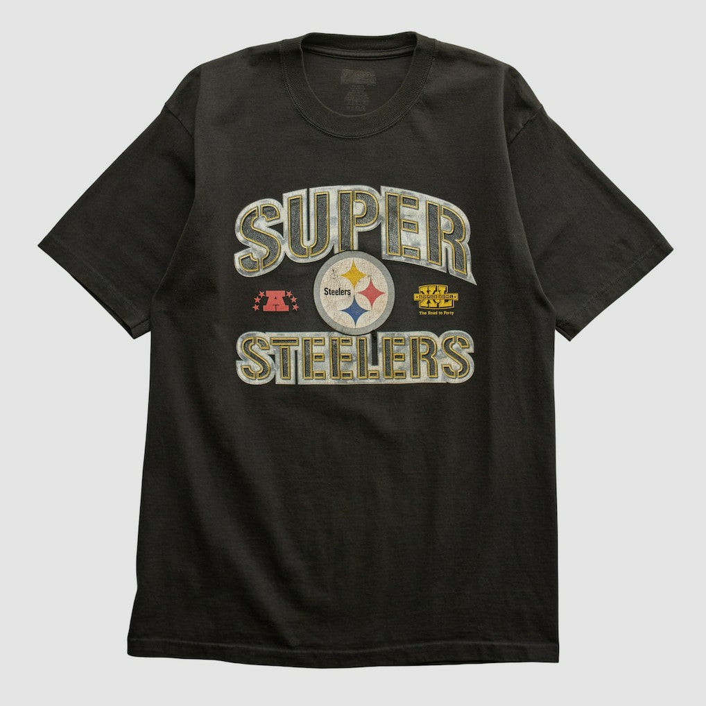 Pittsburgh Steelers 2006 T-shirt Black Vintage - Fanatics