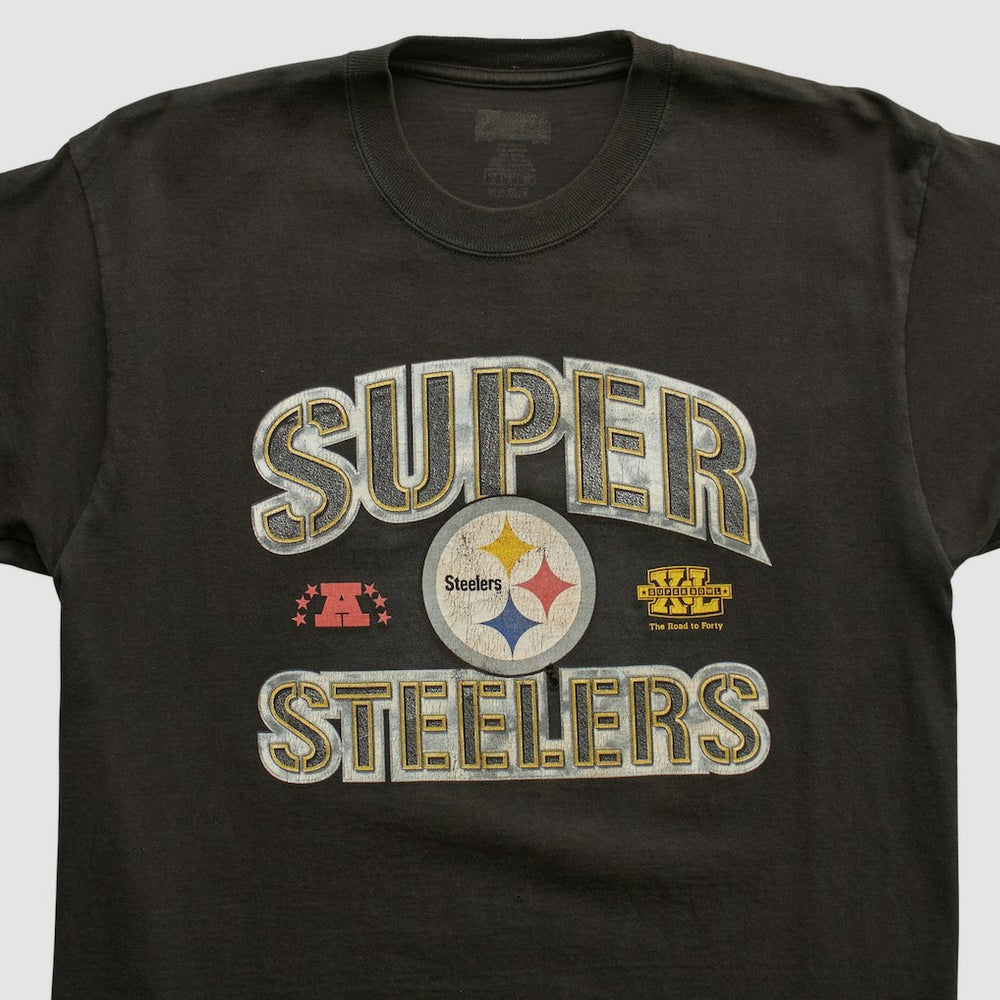 Pittsburgh Steelers 2006 T-shirt Black Vintage - Fanatics
