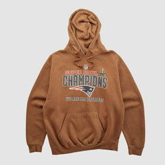 Super Bowl XLIX Pennant Sportswear 2015 Hooded Pullover Sweatshirt Clay Vintage - Fanatics