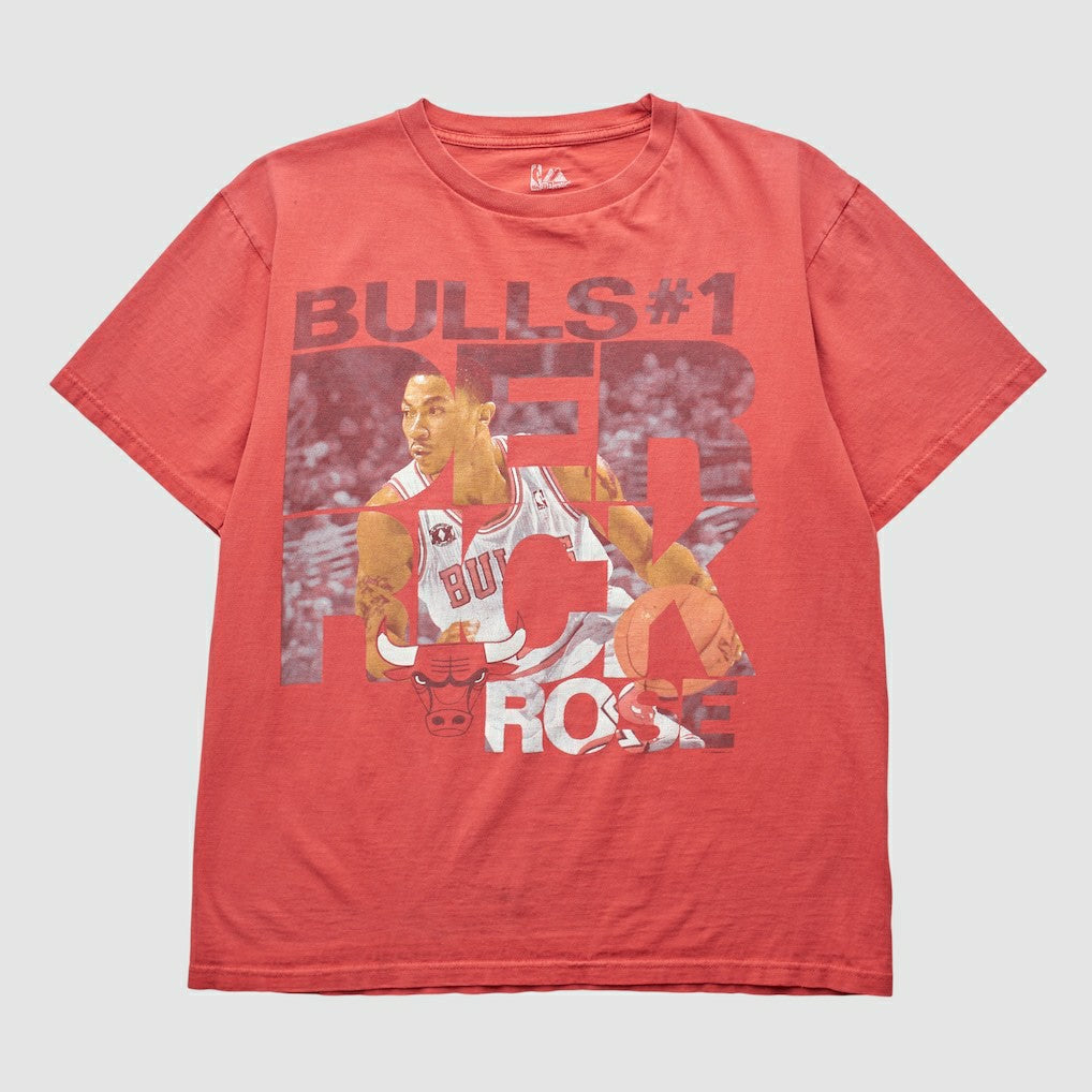 Vintage - Chicago Bulls Majestic 2000s T-shirt - Red Vintage