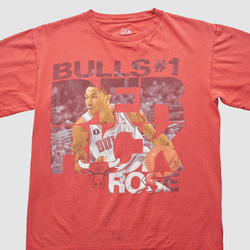 Vintage - Chicago Bulls Majestic 2000s T-shirt - Red Vintage