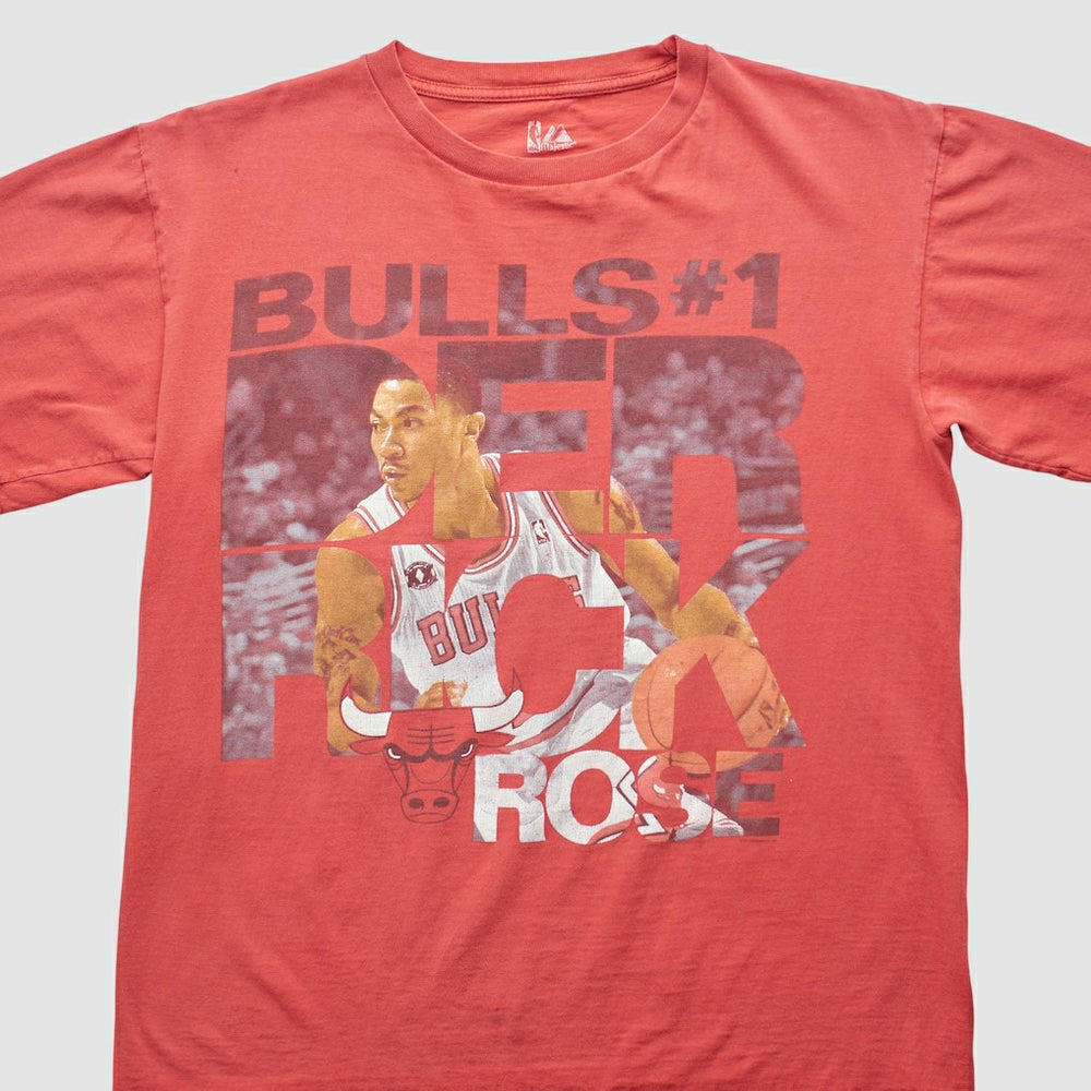 Vintage - Chicago Bulls Majestic 2000s T-shirt - Red Vintage
