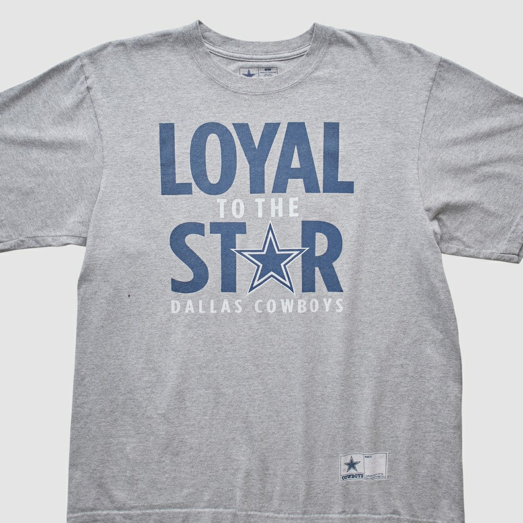 Dallas Cowboys Cowboys Authentic Apparel 2010s T-shirt Heather Gray Vintage - Fanatics