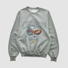 American Football Conference Jerzees 2003 Pullover Sweatshirt Dark Heather Gray Vintage - Fanatics