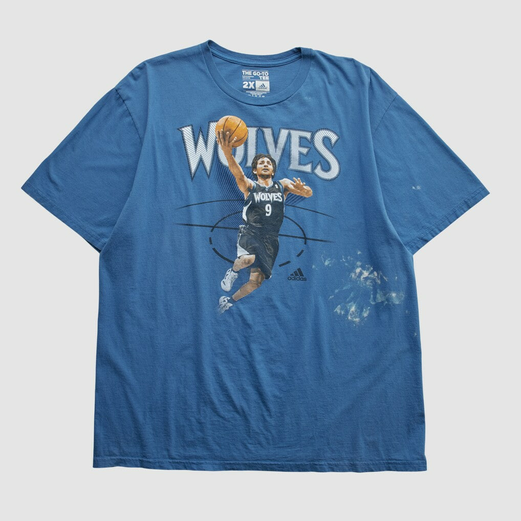 Adidas - Minnesota Timberwolves 2010s T-shirt - Blue Vintage