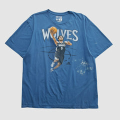 Adidas - Minnesota Timberwolves 2010s T-shirt - Blue Vintage