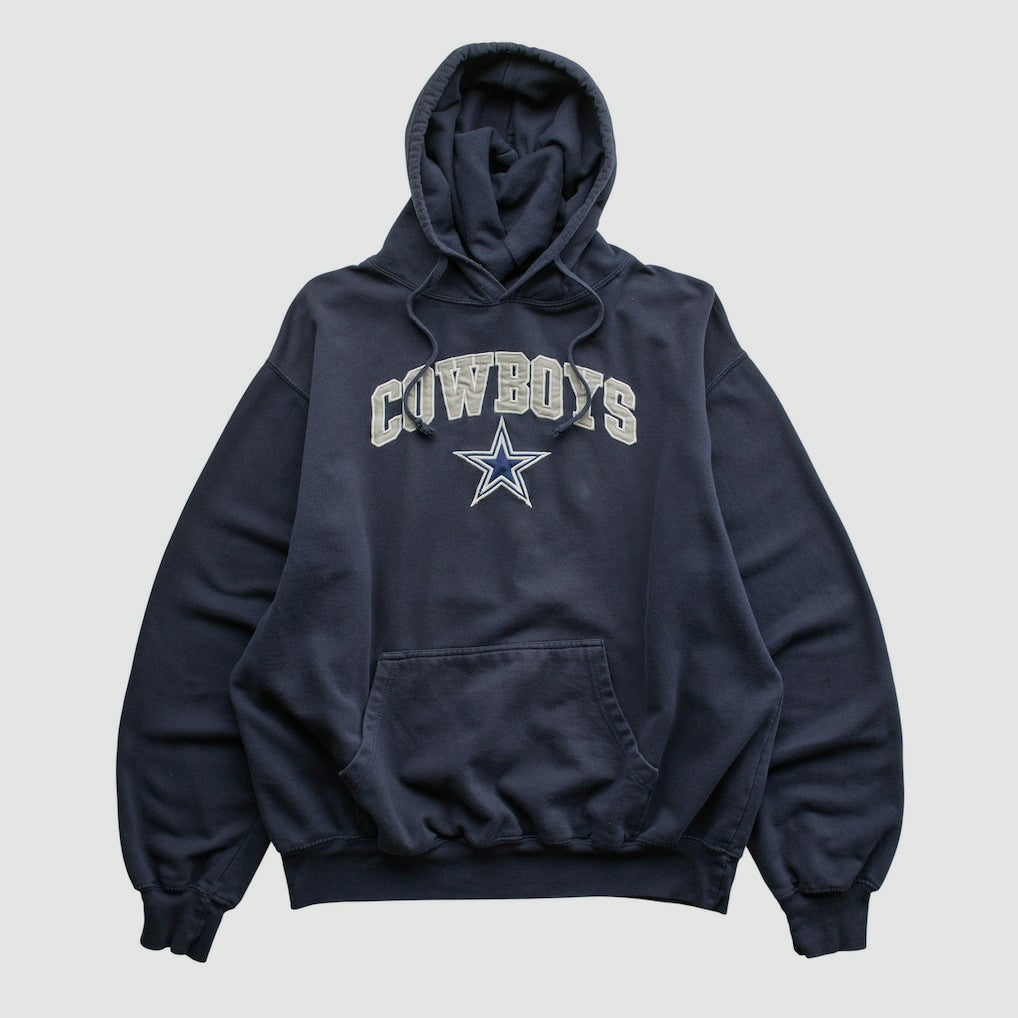 Dallas Cowboys Cowboys Authentic Apparel 2010s Hooded Pullover Sweatshirt Navy Vintage - Fanatics