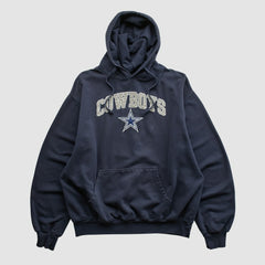 Dallas Cowboys Cowboys Authentic Apparel 2010s Hooded Pullover Sweatshirt Navy Vintage - Fanatics