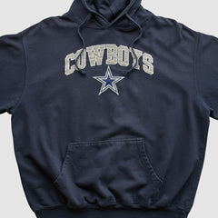 Dallas Cowboys Cowboys Authentic Apparel 2010s Hooded Pullover Sweatshirt Navy Vintage - Fanatics