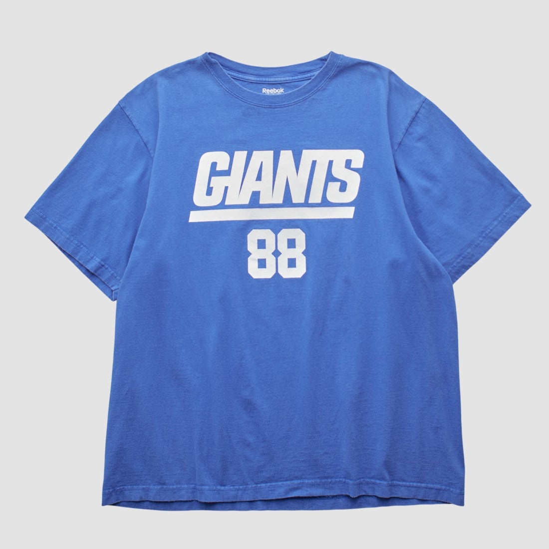 New York Giants Reebok 2000s T-shirt Blue Vintage - Fanatics