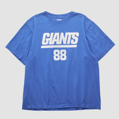 New York Giants Reebok 2000s T-shirt Blue Vintage - Fanatics