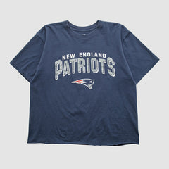 New England Patriots Reebok 2000s T-shirt Navy Vintage - Fanatics