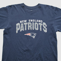 New England Patriots Reebok 2000s T-shirt Navy Vintage - Fanatics