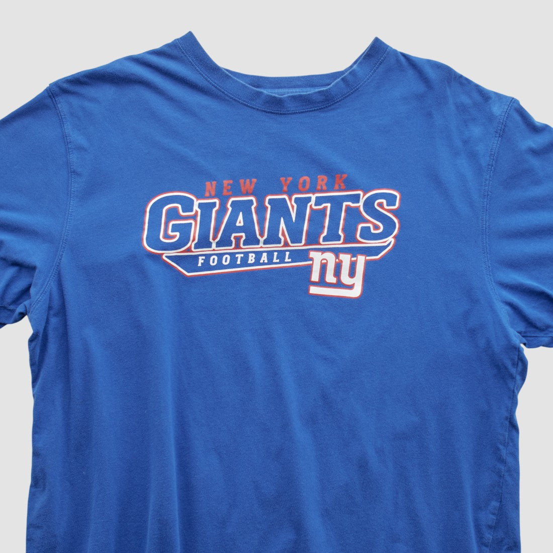 New York Giants Reebok 2000s T-shirt Blue Vintage - Fanatics