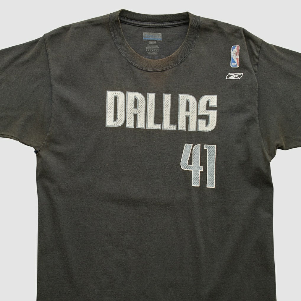 Vintage - Dallas Mavericks Reebok 2000s T-shirt - Black Vintage