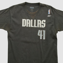 Vintage - Dallas Mavericks Reebok 2000s T-shirt - Black Vintage