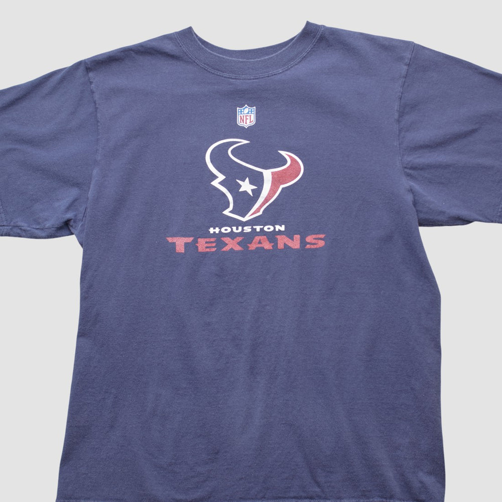 Houston Texans Reebok 2000s T-shirt Navy Vintage - Fanatics