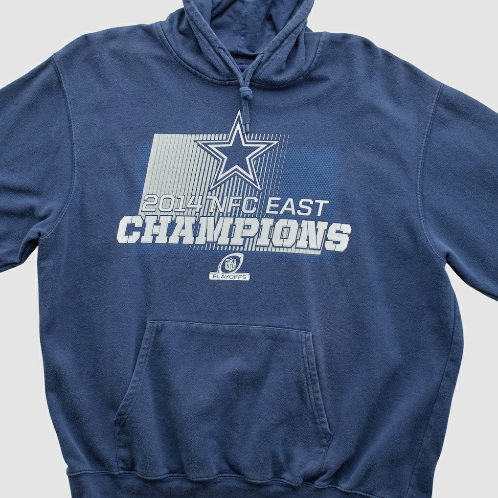 NFC East Champions 2014 Hooded Pullover Sweatshirt Navy Vintage - Fanatics