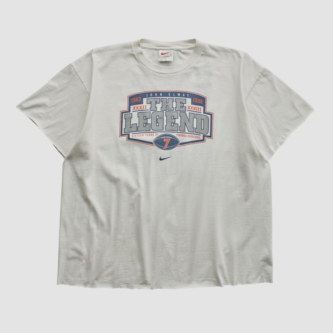 Super Bowl XXXIII MVP 1999 T-shirt White Vintage - Fanatics