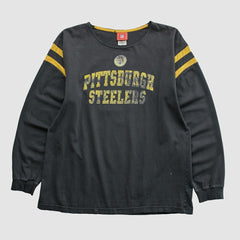Pittsburgh Steelers NFL 2000s Long Sleeve T-shirt Black Vintage - Fanatics