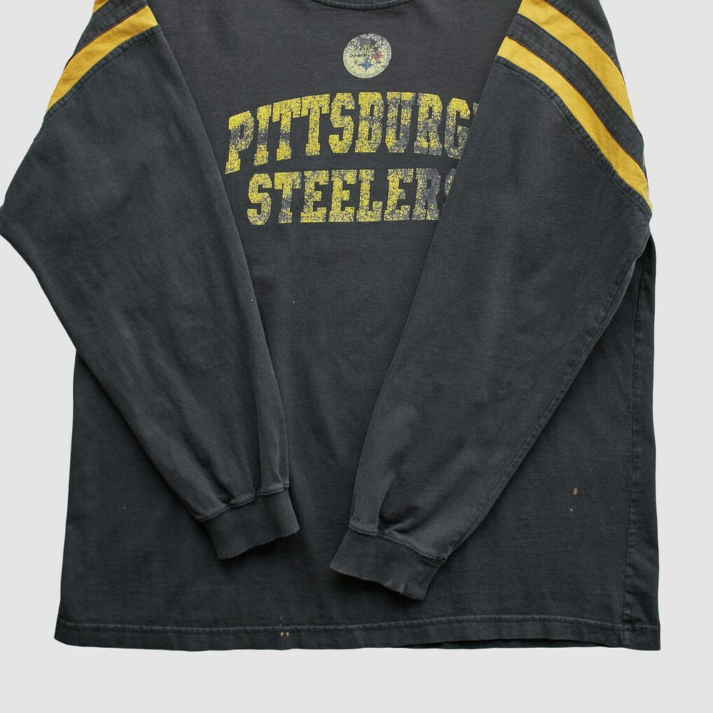 Pittsburgh Steelers NFL 2000s Long Sleeve T-shirt Black Vintage - Fanatics