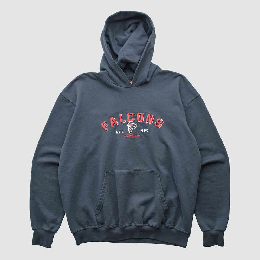 Atlanta Falcons NFL 2000s Hooded Pullover Sweatshirt Black Vintage - Fanatics