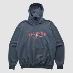 Atlanta Falcons NFL 2000s Hooded Pullover Sweatshirt Black Vintage - Fanatics