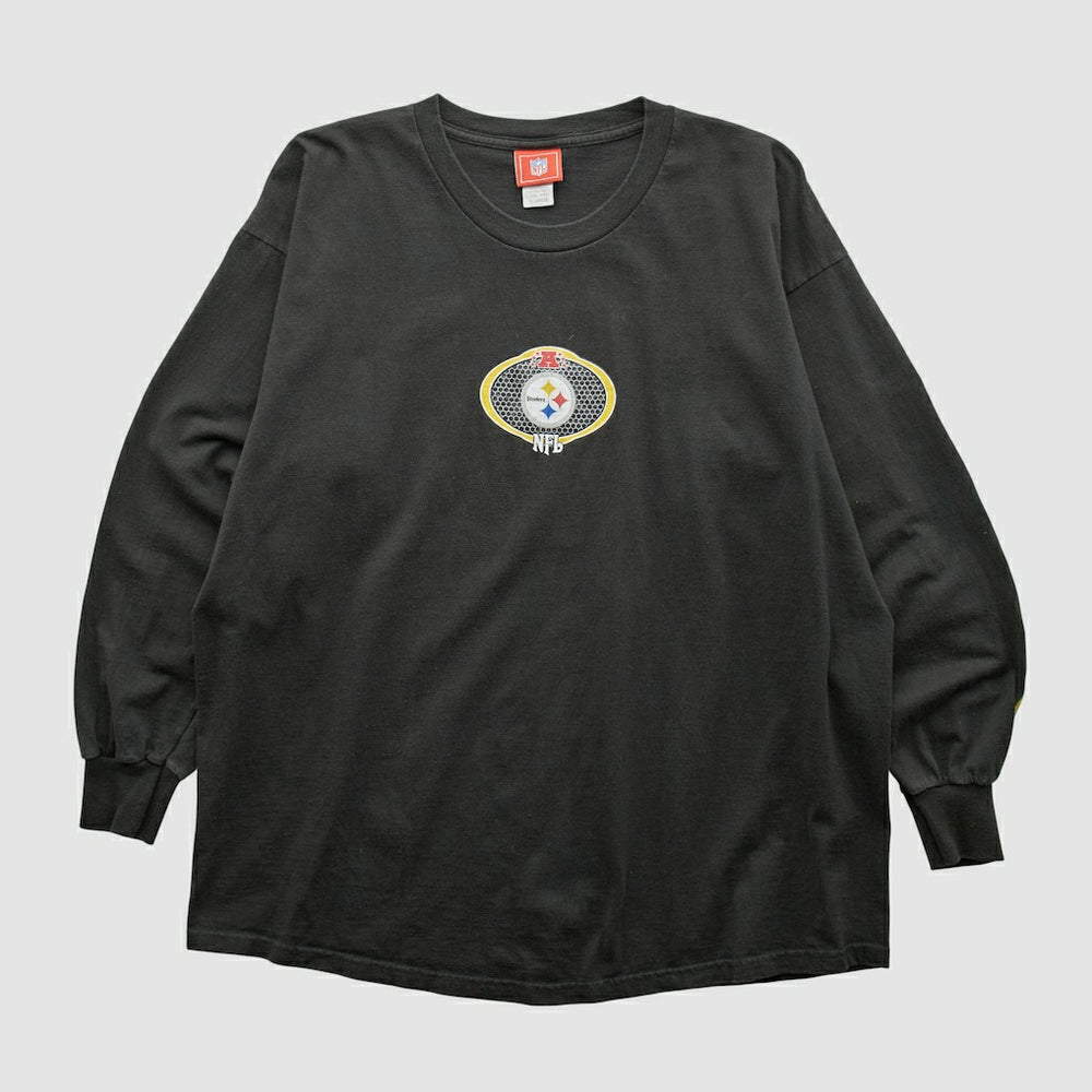 Pittsburgh Steelers NFL 2000s Long Sleeve T-shirt Black Vintage - Fanatics