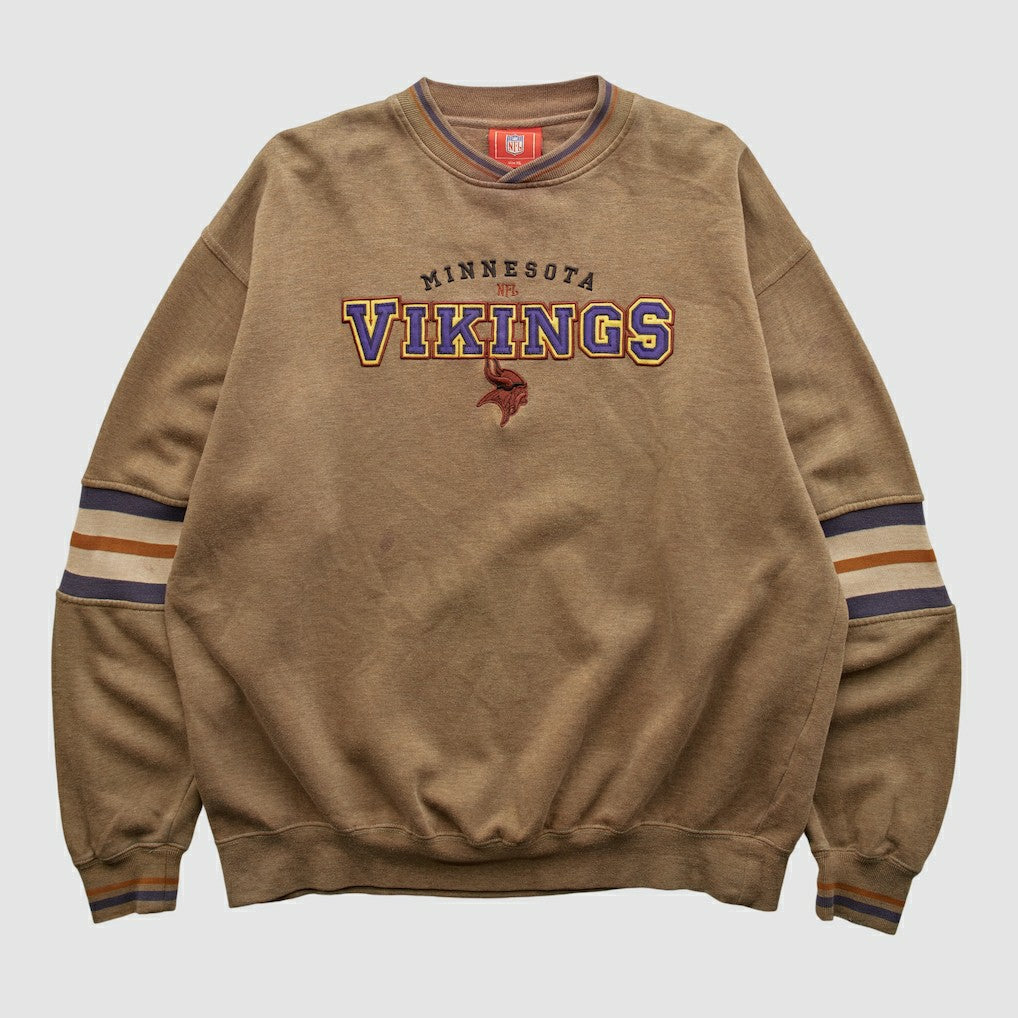 Minnesota Vikings NFL 2000s Pullover Sweatshirt Clay Vintage - Fanatics