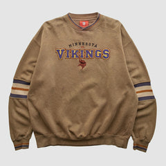 Minnesota Vikings NFL 2000s Pullover Sweatshirt Clay Vintage - Fanatics