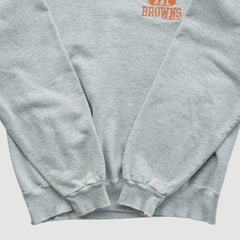 Cleveland Browns Champion 90s Pullover Sweatshirt Heather Gray Vintage - Fanatics