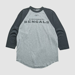 Cincinnati Bengals Reebok 2000s T-shirt Heather Gray Vintage - Fanatics
