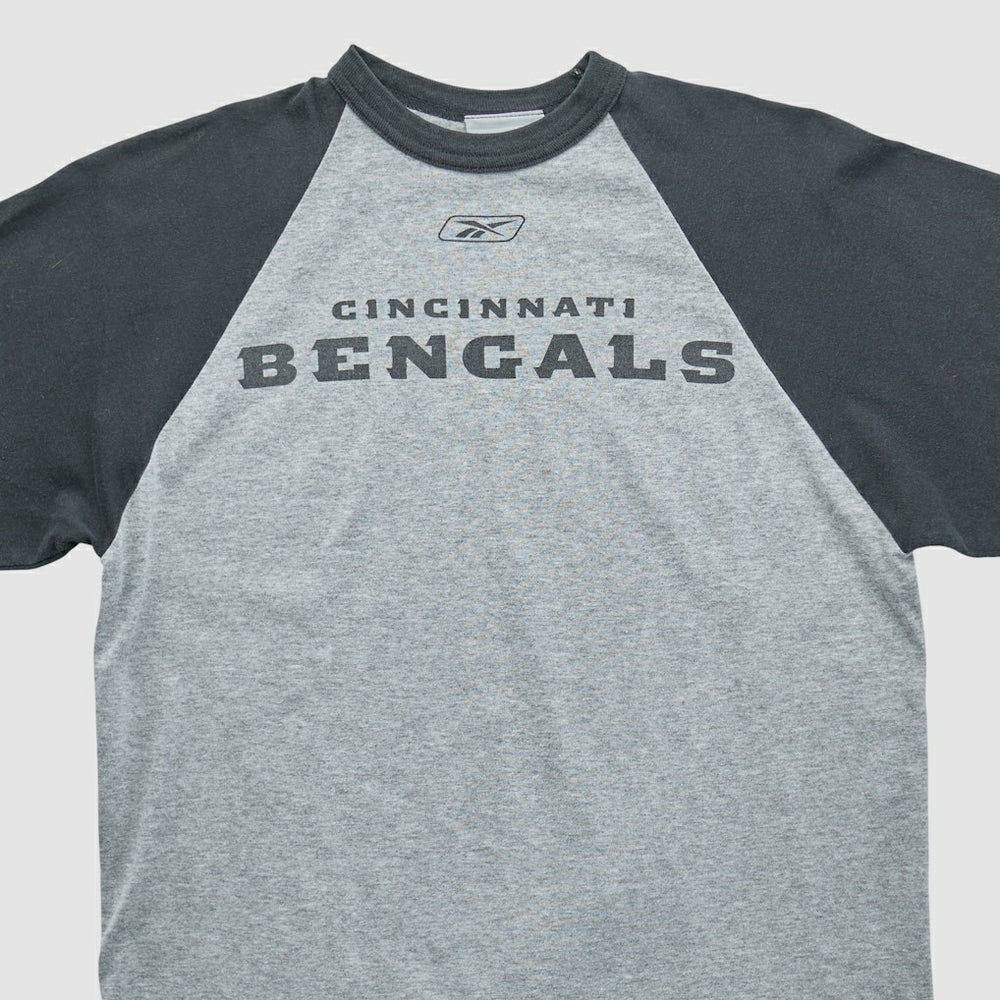 Cincinnati Bengals Reebok 2000s T-shirt Heather Gray Vintage - Fanatics