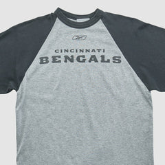 Cincinnati Bengals Reebok 2000s T-shirt Heather Gray Vintage - Fanatics