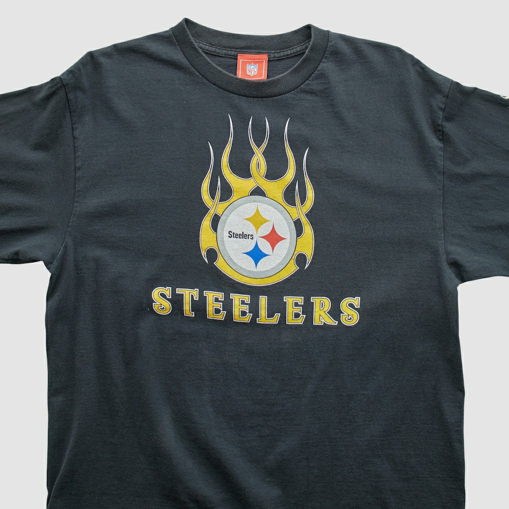 Pittsburgh Steelers NFL 2000s Long Sleeve T-shirt Black Vintage - Fanatics