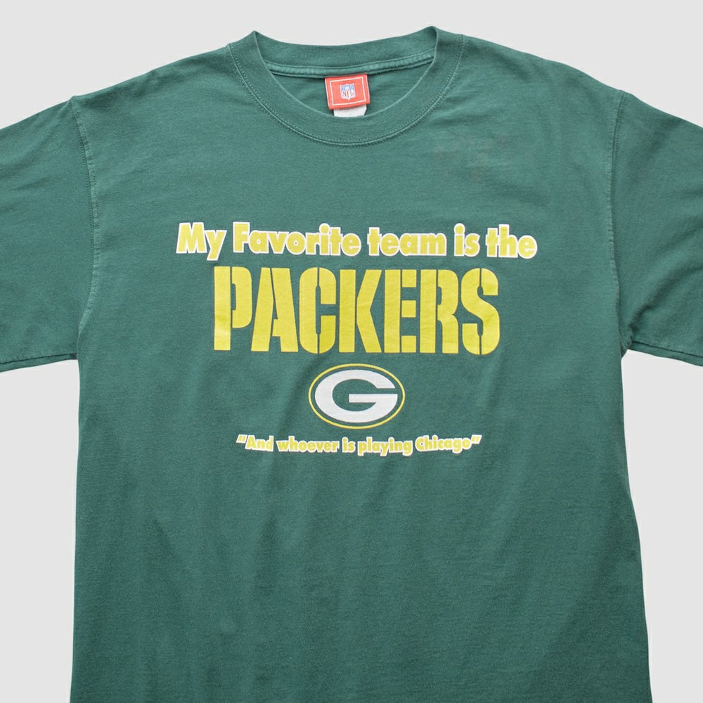 Green Bay Packers NFL 2000s T-shirt Green Vintage - Fanatics
