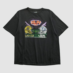 Super Bowl XLIV NFL 2010 T-shirt Black Vintage - Fanatics