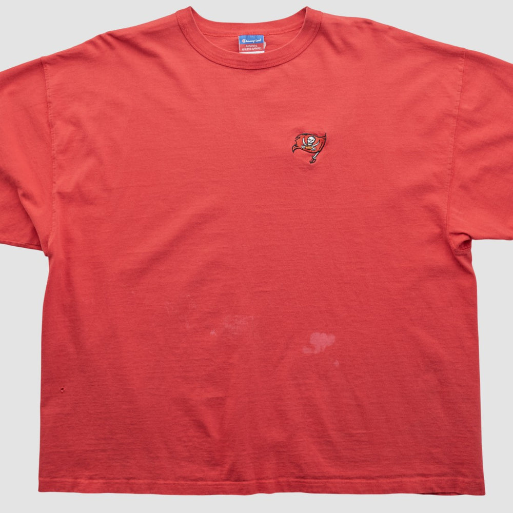 Tampa Bay Buccaneers Champion 2000s T-shirt Red Vintage - Fanatics