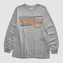 Division Champions NFL 2006 Long Sleeve T-shirt Heather Gray Vintage - Fanatics