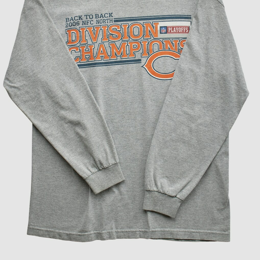 Division Champions NFL 2006 Long Sleeve T-shirt Heather Gray Vintage - Fanatics