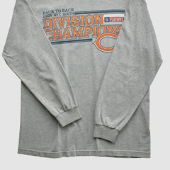 Division Champions NFL 2006 Long Sleeve T-shirt Heather Gray Vintage - Fanatics