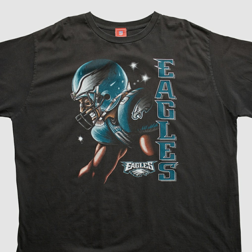Philadelphia Eagles NFL 2000s T-shirt Black Vintage - Fanatics