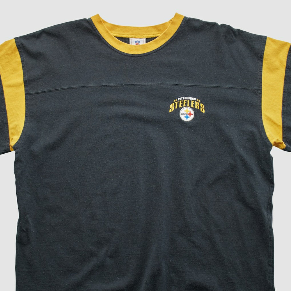 Pittsburgh Steelers NFL 2000s T-shirt Black Vintage - Fanatics
