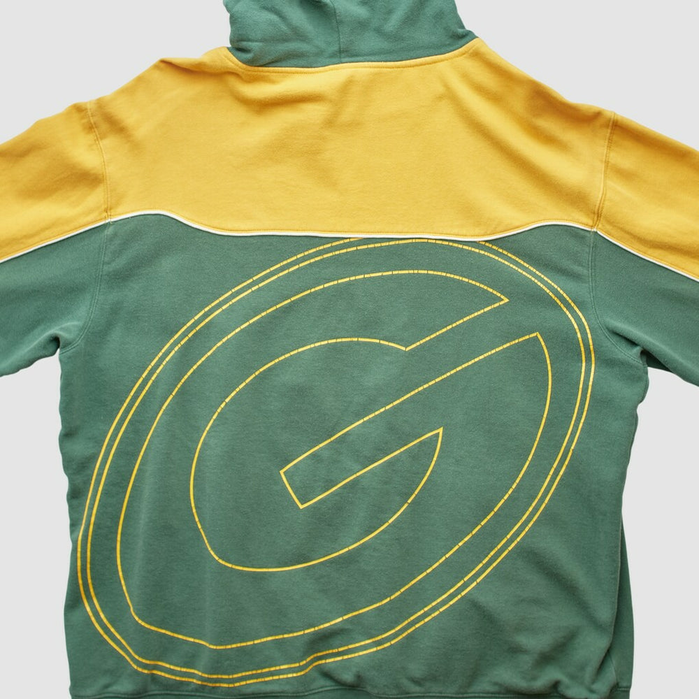 Green Bay Packers Reebok 2010s Hooded Pullover Sweatshirt Green Vintage - Fanatics