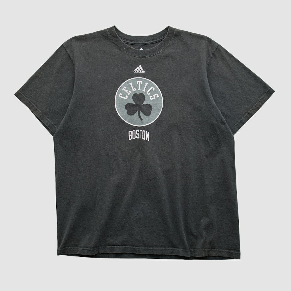 Adidas - Boston Celtics 2010s T-shirt - Black Vintage