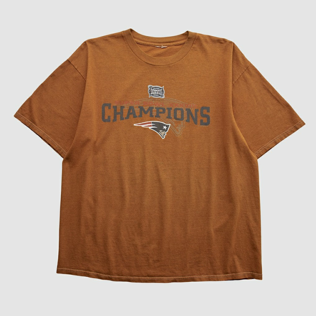 New England Patriots 2004 T-shirt Clay Vintage - Fanatics