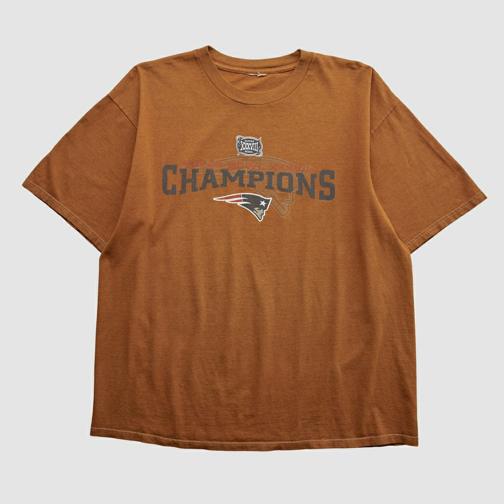 New England Patriots 2004 T-shirt Clay Vintage - Fanatics