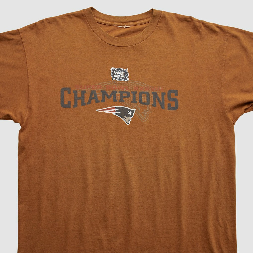 New England Patriots 2004 T-shirt Clay Vintage - Fanatics