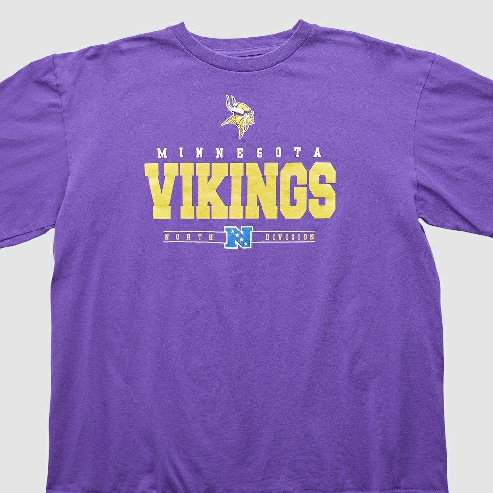 Minnesota Vikings NFL 2000s T-shirt Purple Vintage - Fanatics